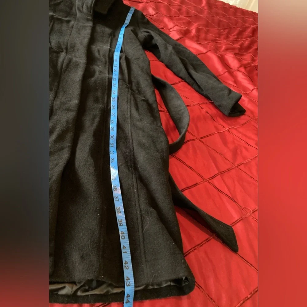 NEW Cole Haan Women's Slick Belted Long Coat Size 12